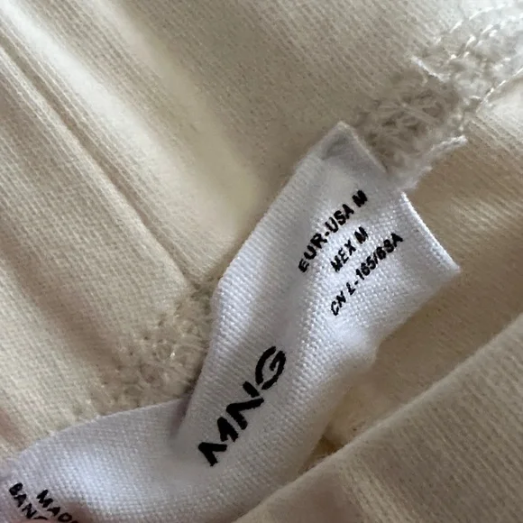 Mango Women's Cream Pants & Top Loungewear Set - Picture 3 of 8